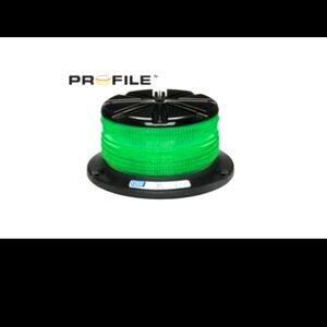 ECCO warning strobe magnetic led light green